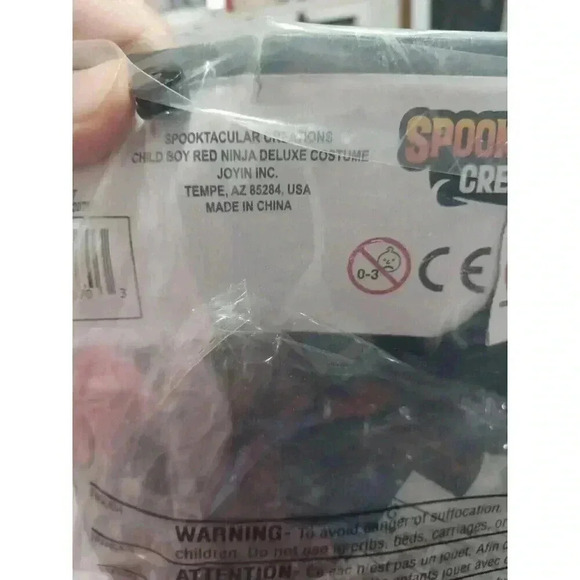 Spooktacular Creations Ninja Costume Kids, Muscle Ninja Deluxe Set for Kungfu 3T - Picture 5 of 6